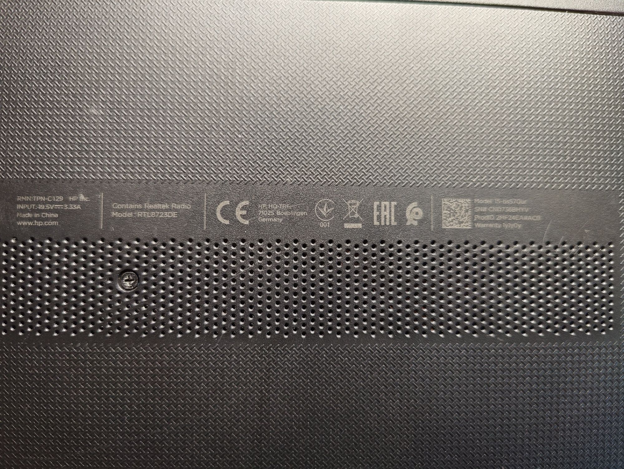 Ноутбук б/у HP 15-bs570ur