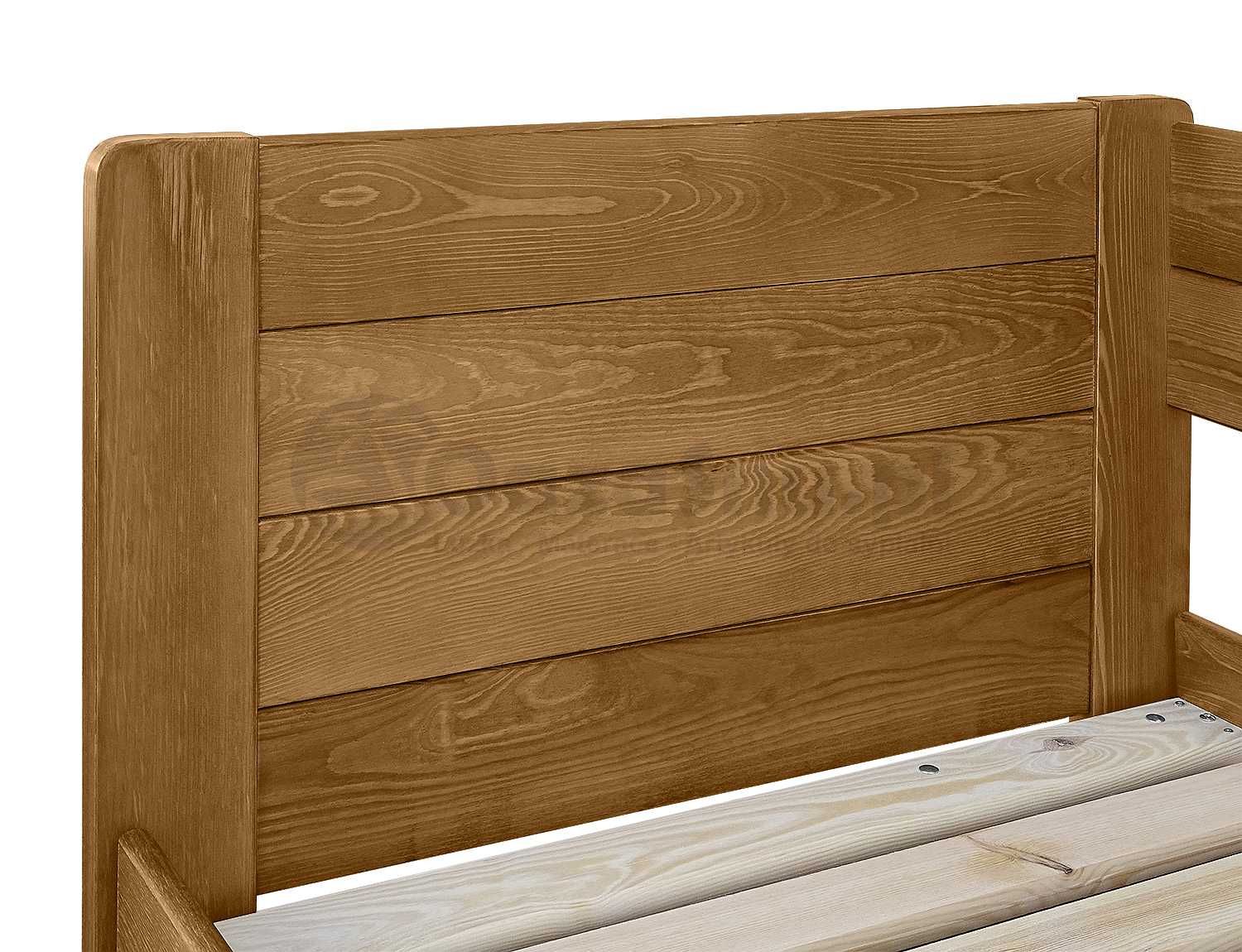 drewniane łóżko otwierane na bok ze skrzynią VIGO 100x200 mega mocne