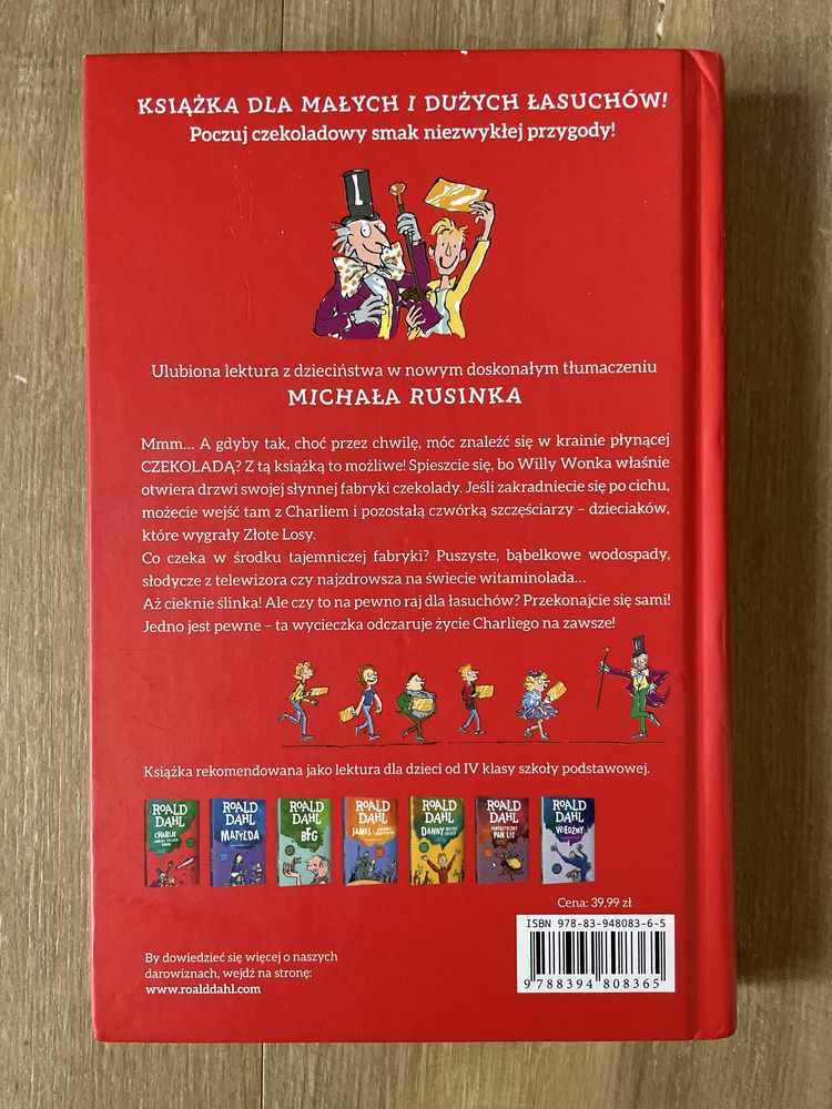 Charlie i fabryka czekolady Dahl