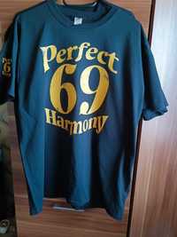 czarny meski tshirt xl '69 PERFECT HARMONY''