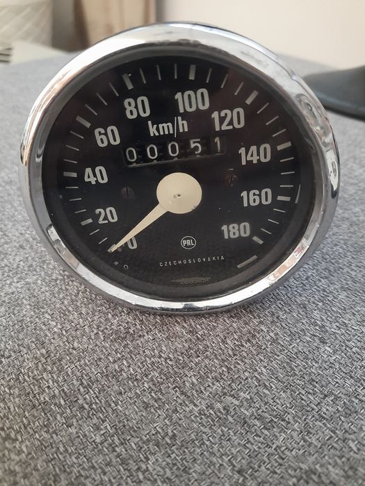 LICZNIK PRĘDKOŚCIOMIERZ PRL Czechosłowacja PAL - JAWA 125, 175, 350 TS