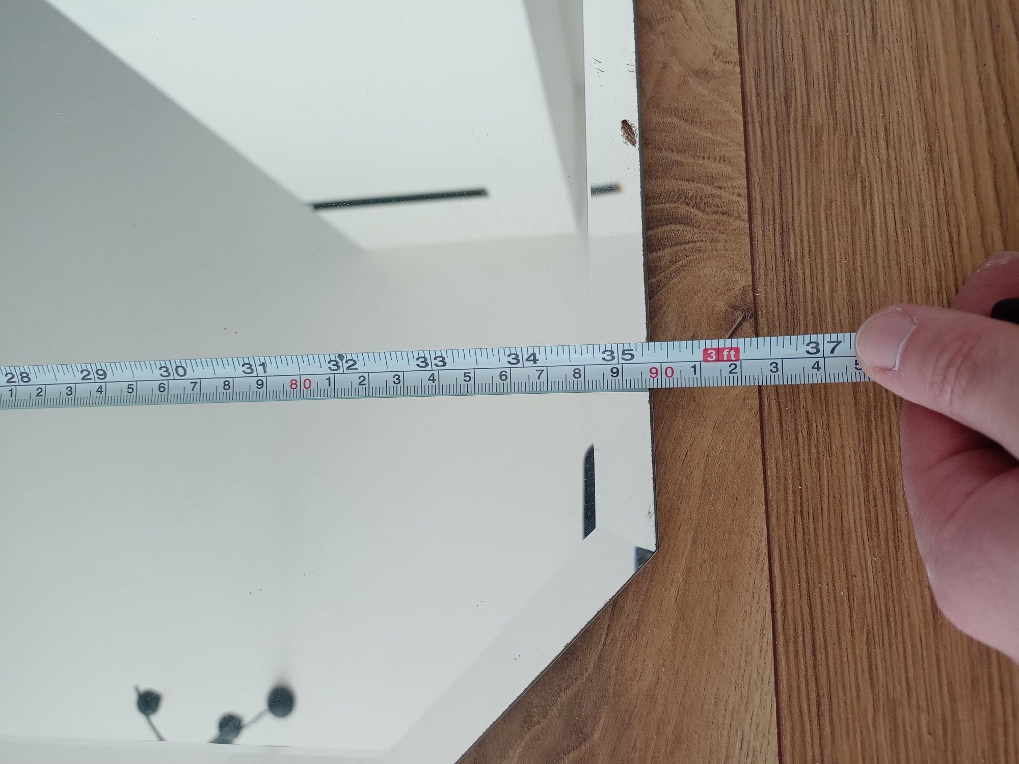 Lustro łazienkowe prostokątne 90x50, nowe