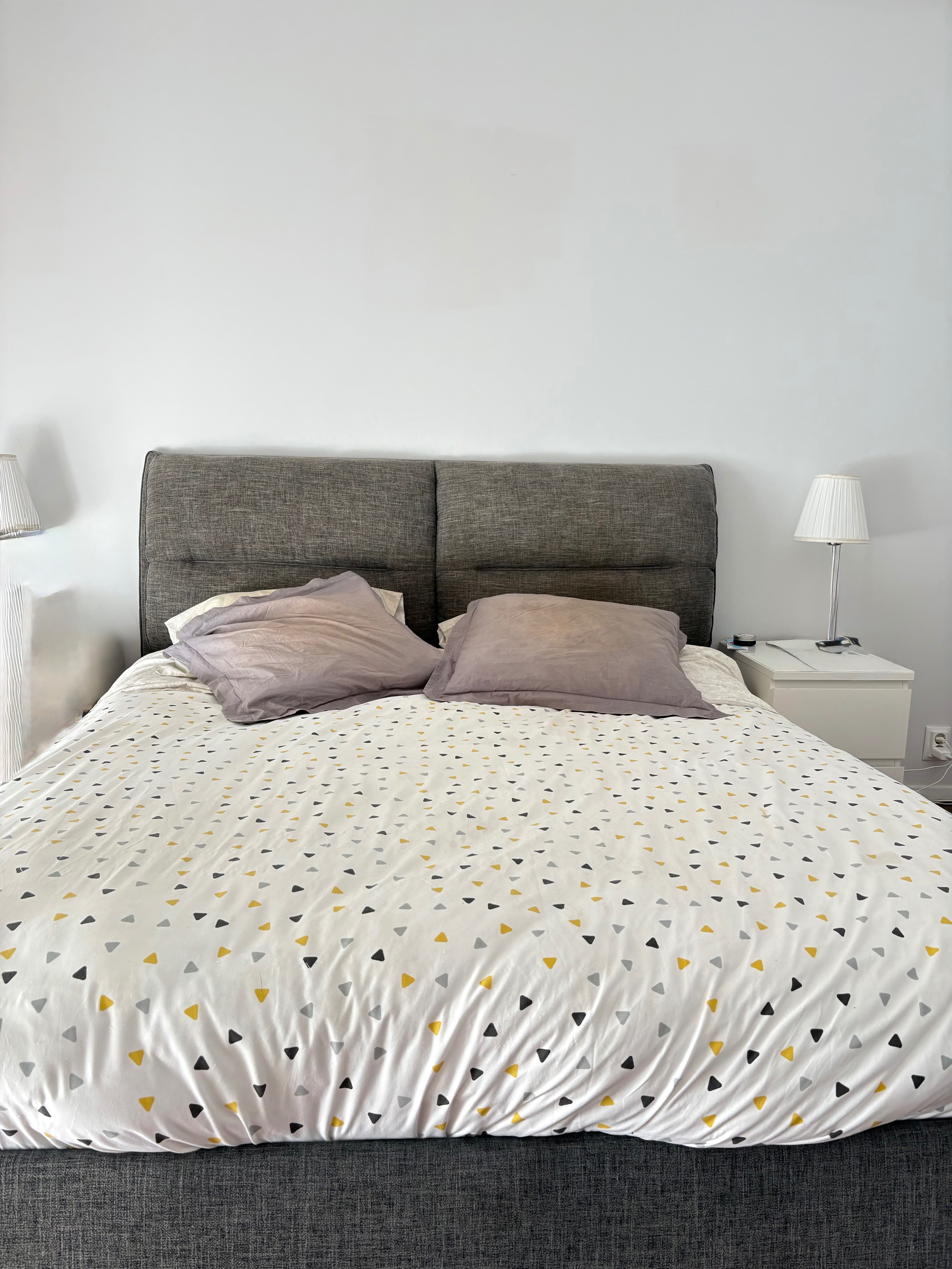 Cama casal com colchão 160x200 cm