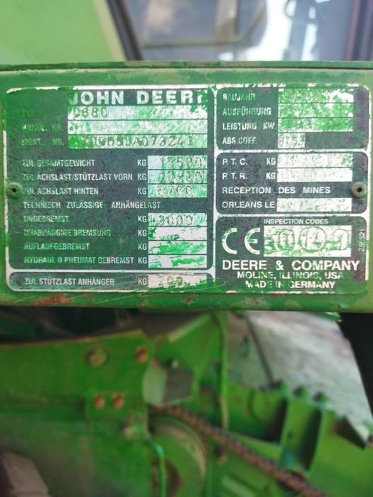 Комбайн John Deere 9680 WTS