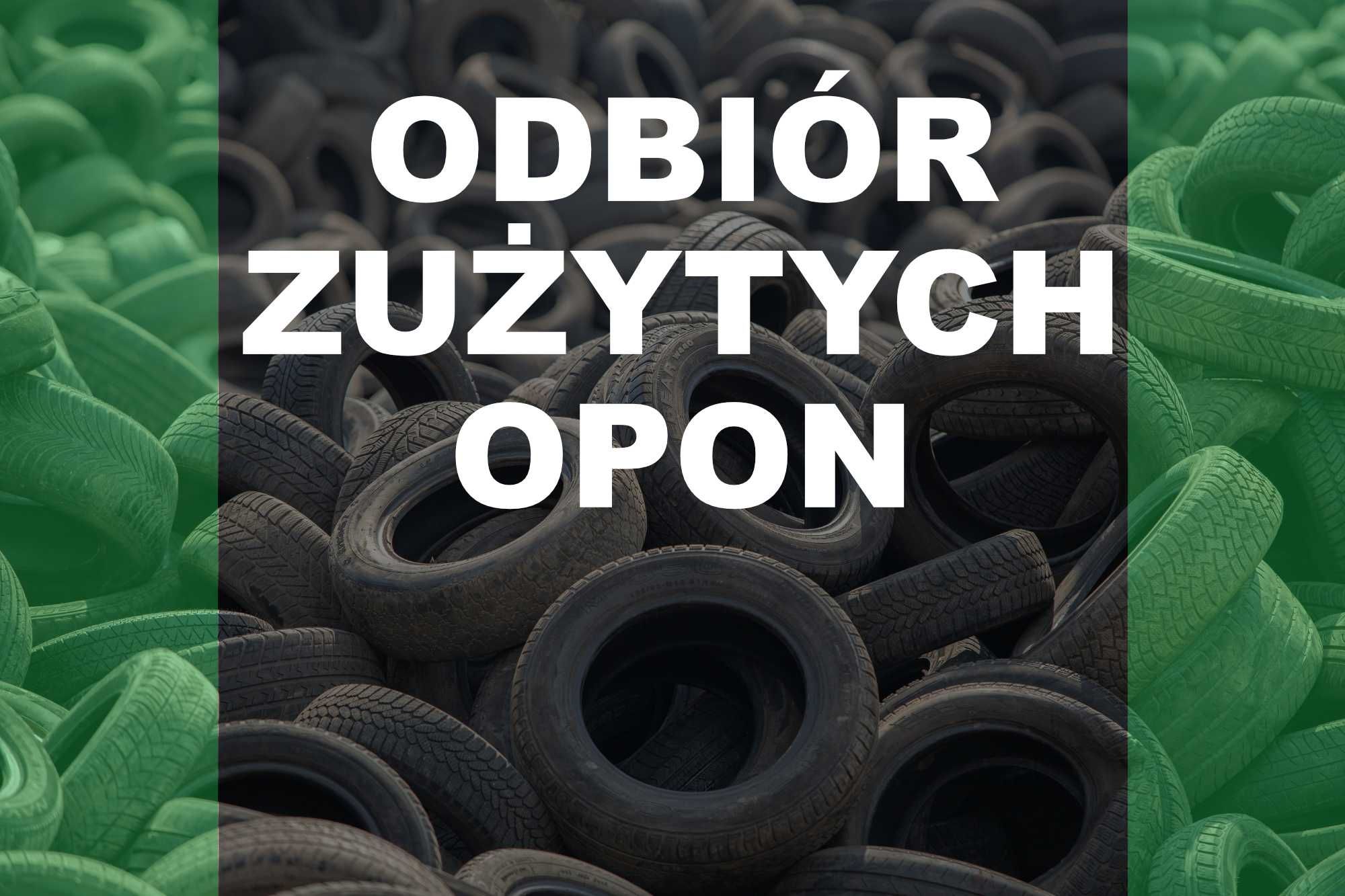 Odbiór zużytych opon, utylizacja opon, recykling opon