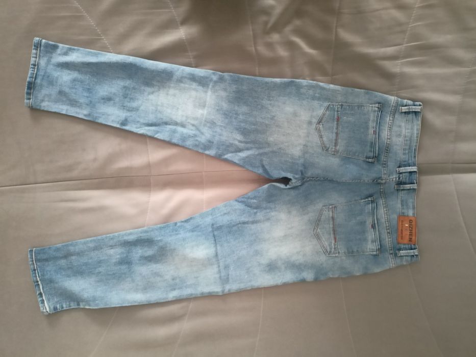 niebieskie jeansy męskie r. 34