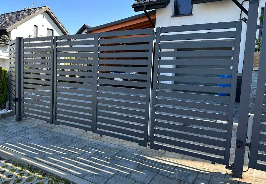 Ogrodzenie palisadowe lamele poziome palisada pozioma PRODUCENT!