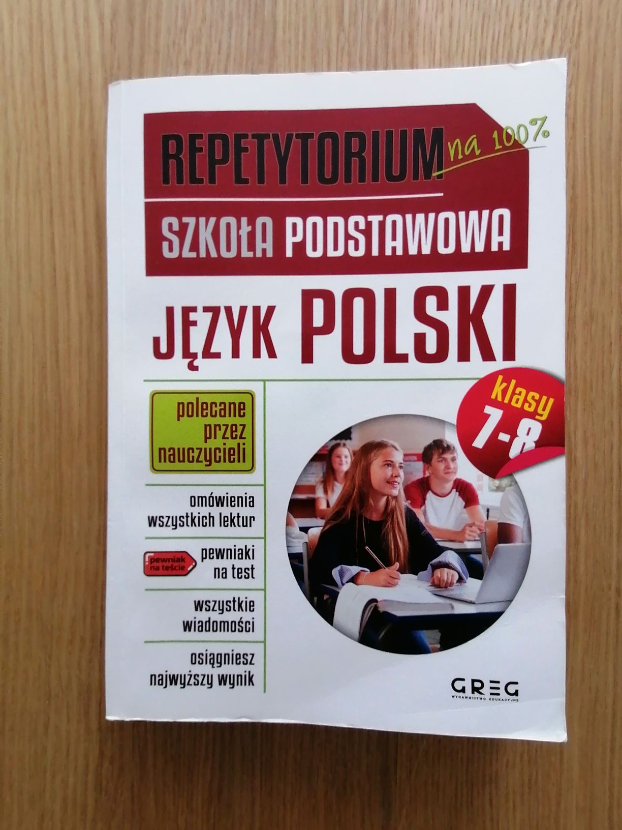 Repetytorium język polski klasy 7-8 Greg