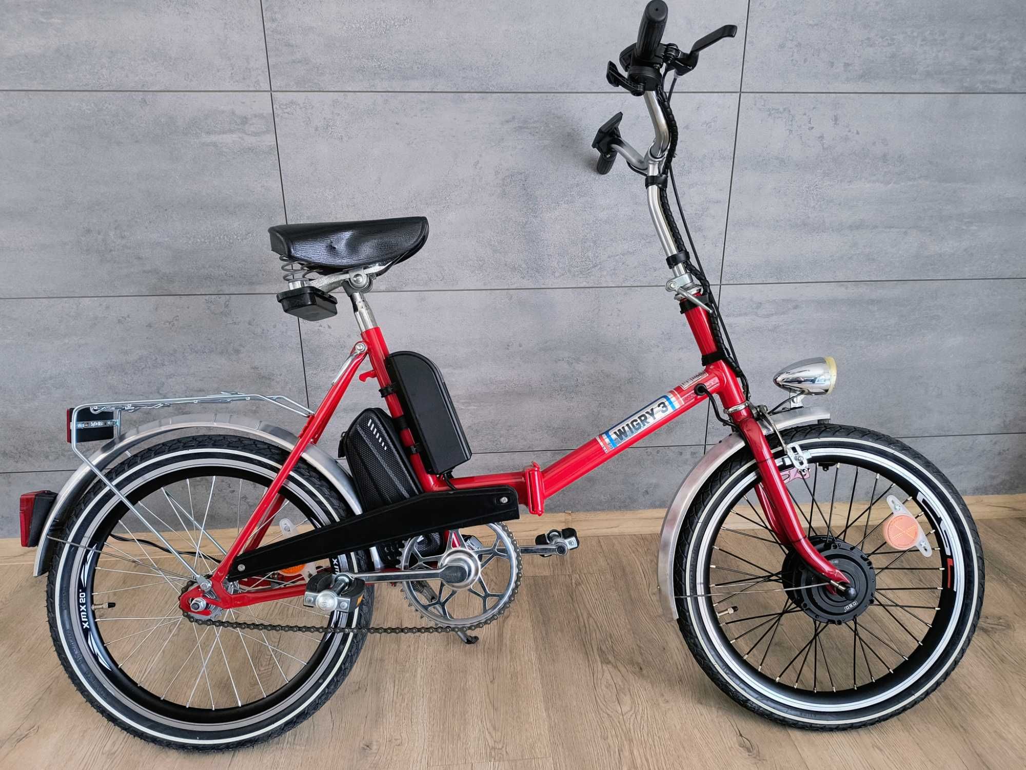 Wigry 3, e-wigry, rower elektryczny, klasyk PRL