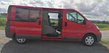 Renault Trafic  2.5 dci, Brygadówka, Wersja Long L2H1, 5-osobowa, Klima