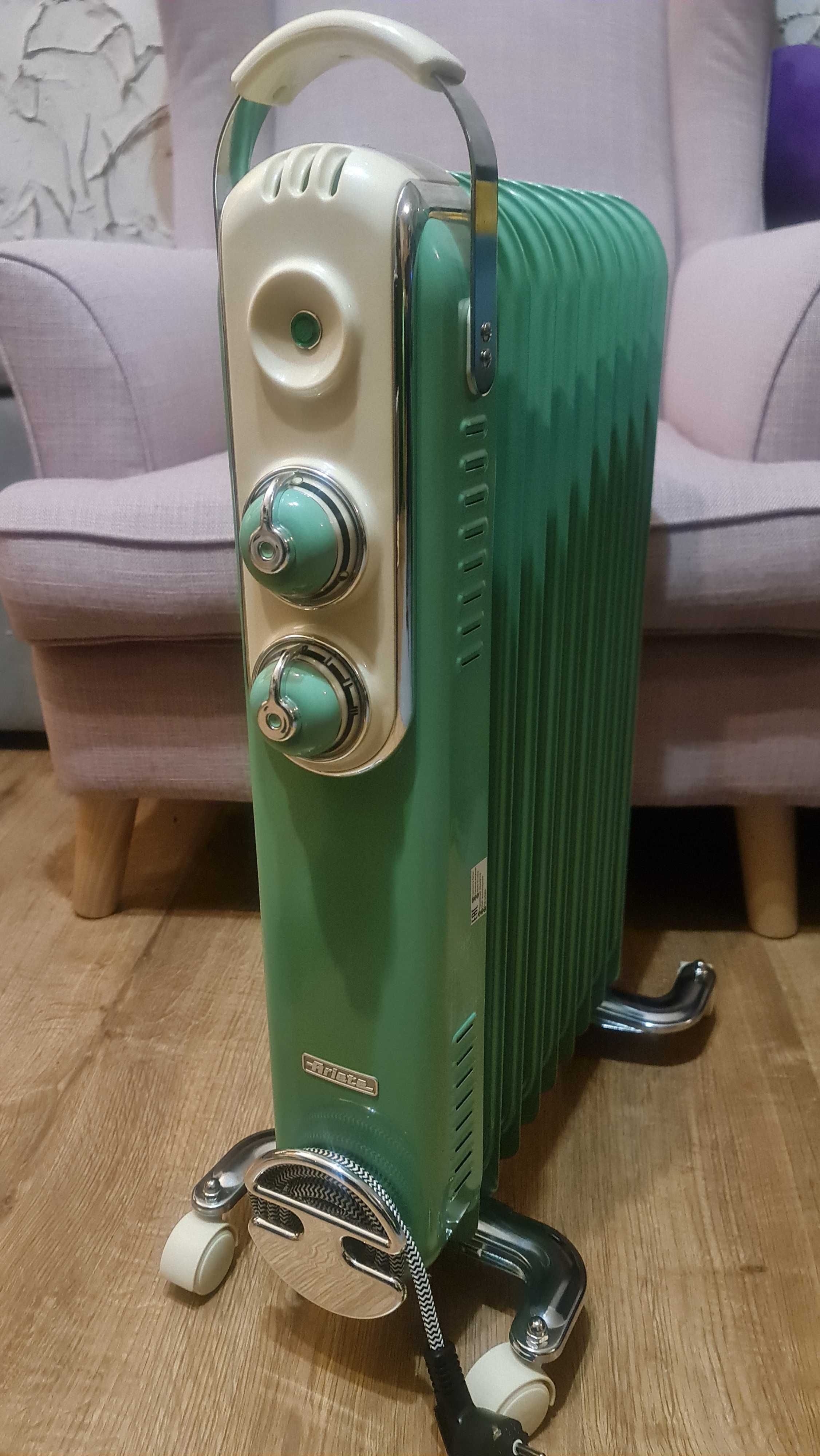 GRZEJNIK OLEJOWY elektryczny ARIETE 837 Vintage Blue 1500 W