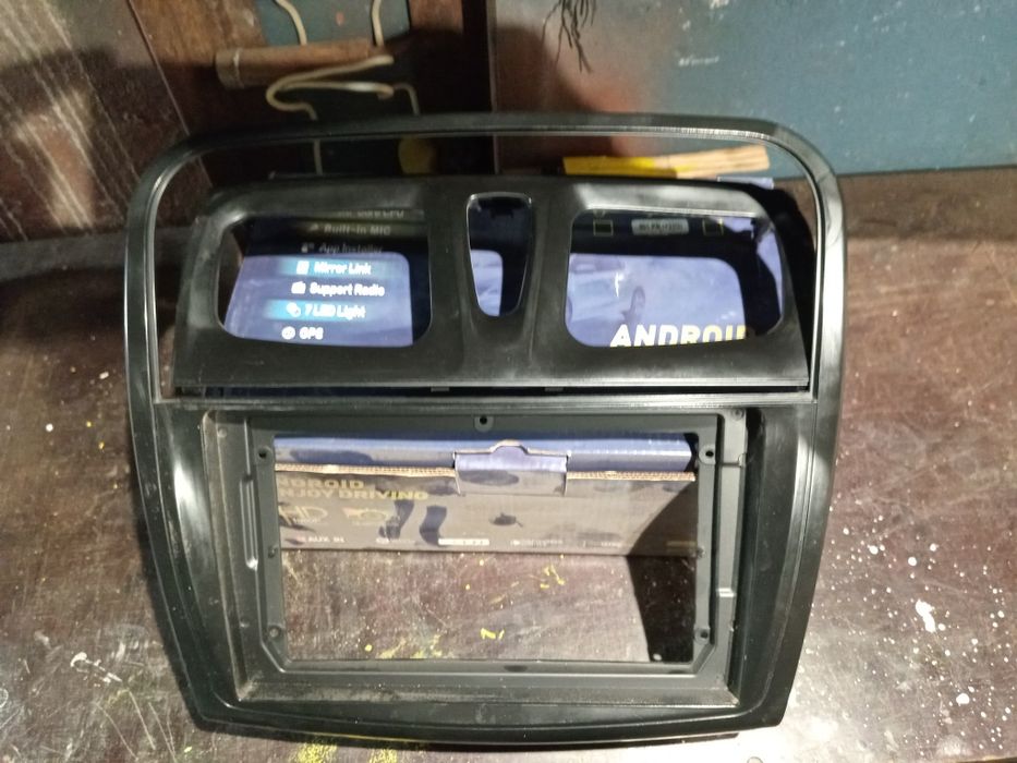 Магнитола  2din с переходной рамкою для рено логан 2