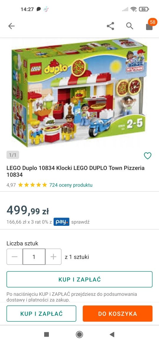 LEGO Duplo Pizzeria