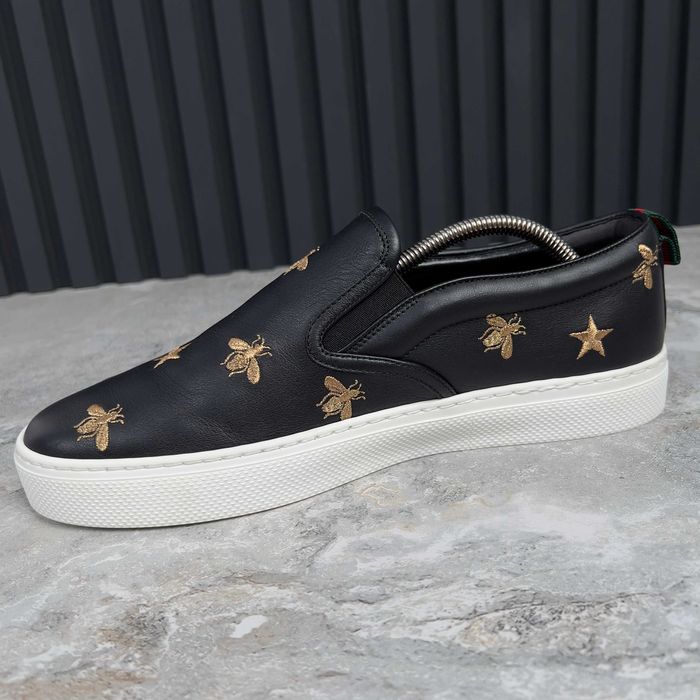Gucci dublin bees stars slipon чоловічі сліпони кеди мокасини 42.5 EUR
