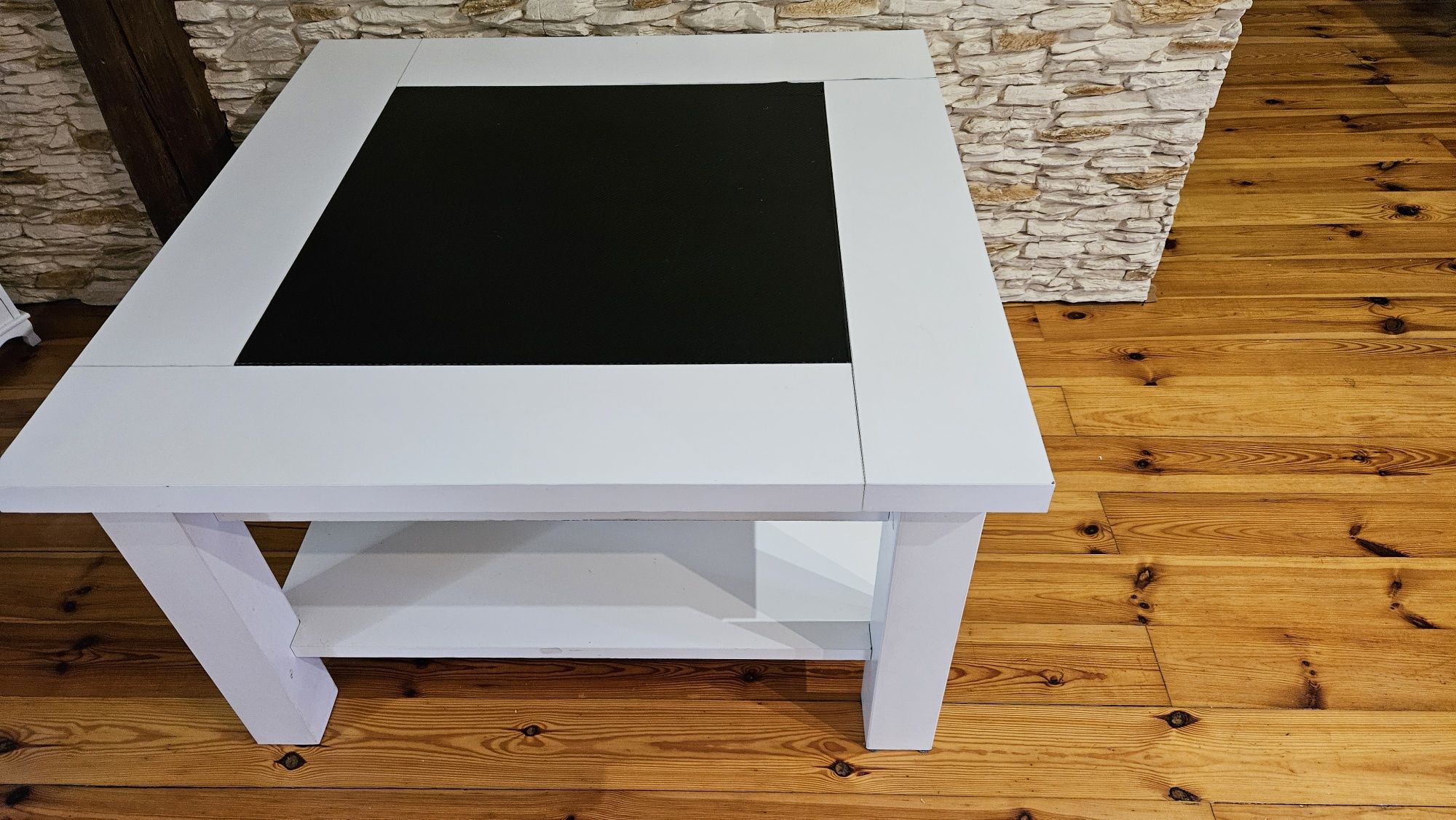 Ława 95x95cm biała