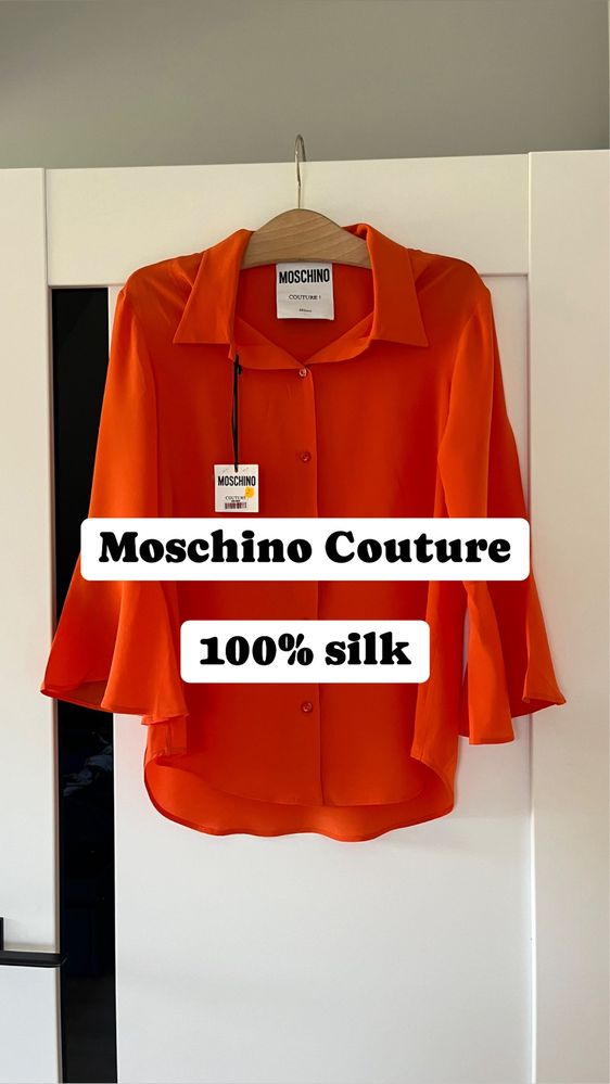 Moschino koszula bluzka jedwabna nowa