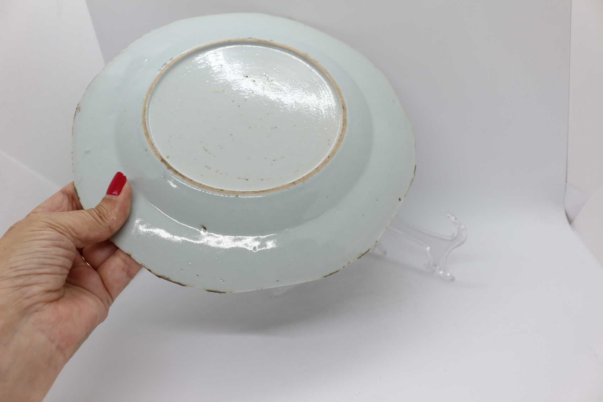 Prato Porcelana Chinesa Companhia das Índias XVIII