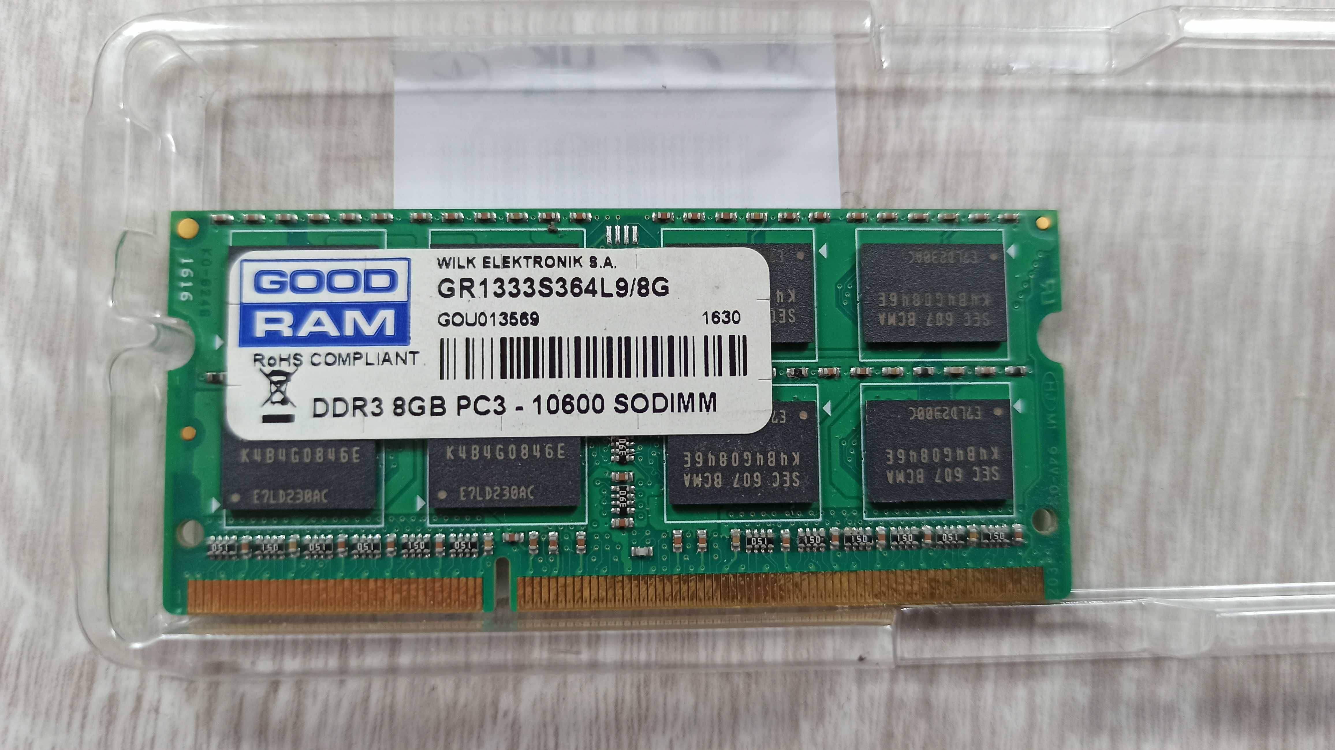 Pamięć RAM GoodRam DDR3 8GB do laptopa