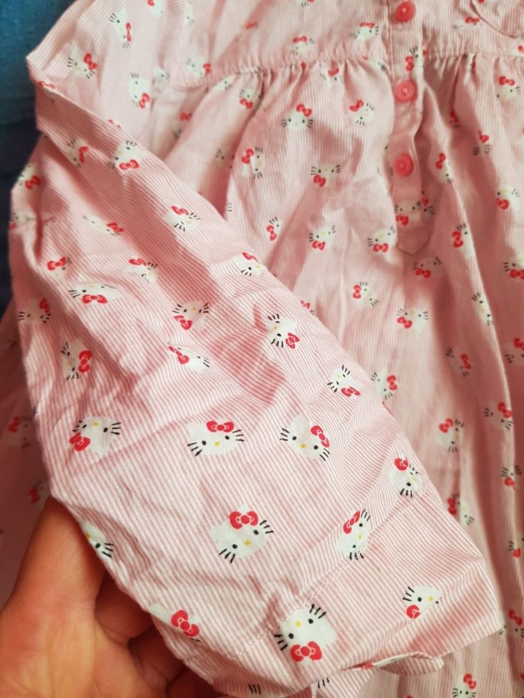 Sukienka koszulowa hello kitty hm