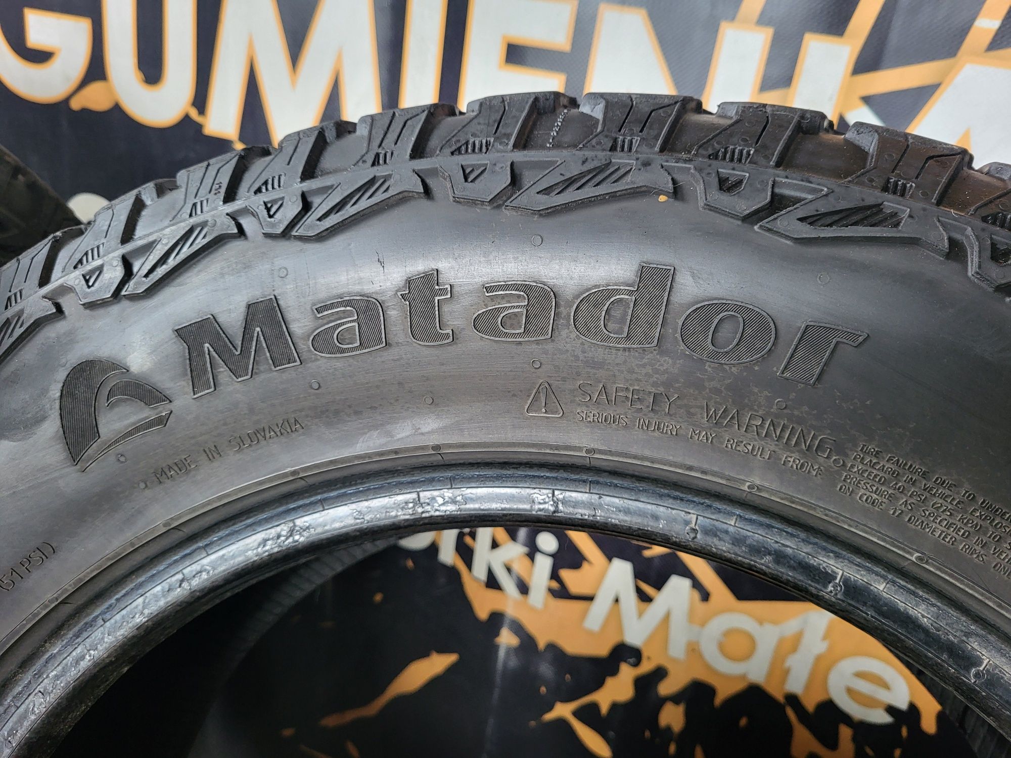 Opony A/T 235/65/17 Matador 5,5/6mm