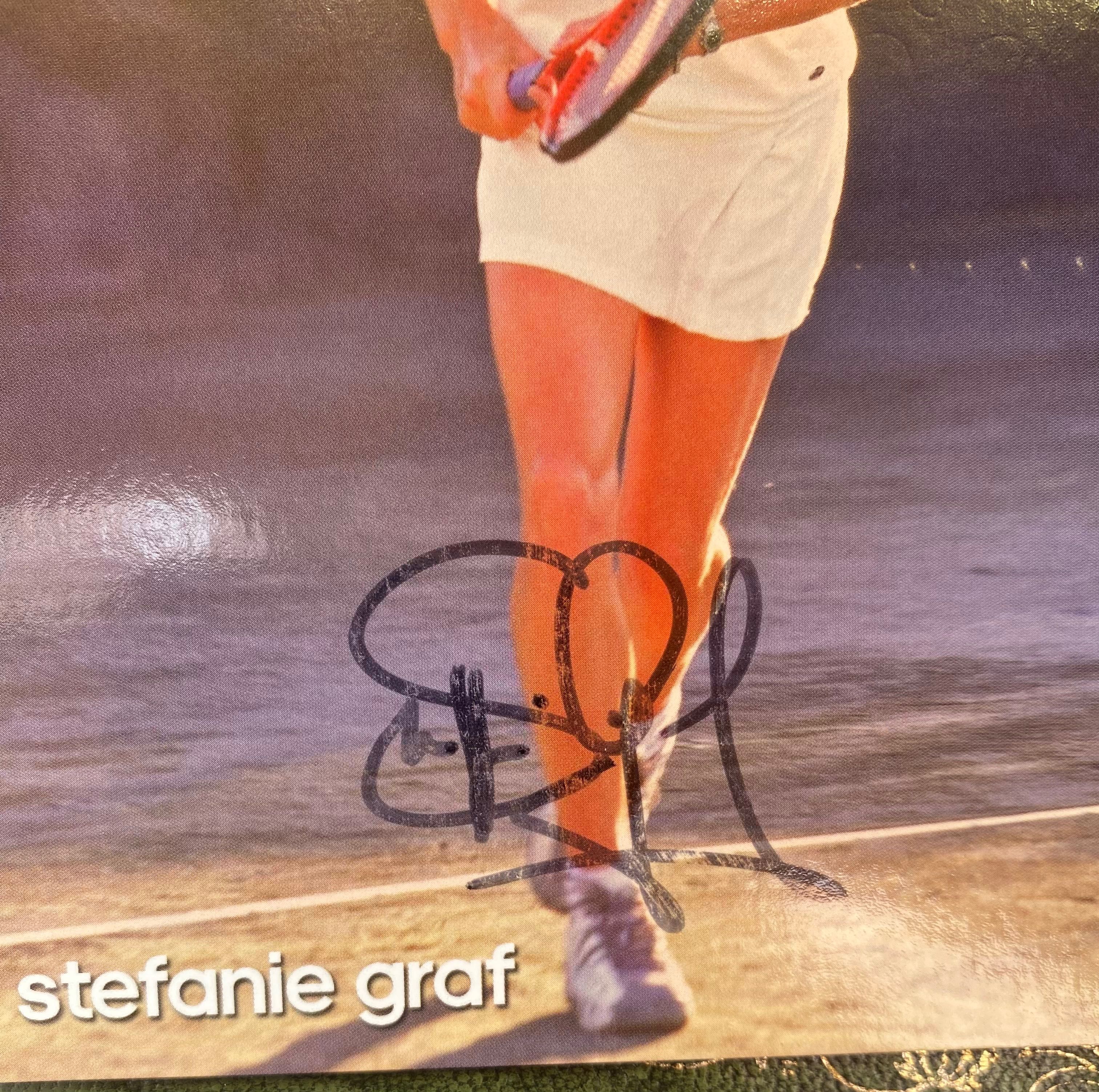 Штеффі Граф Steffi Graf автограф