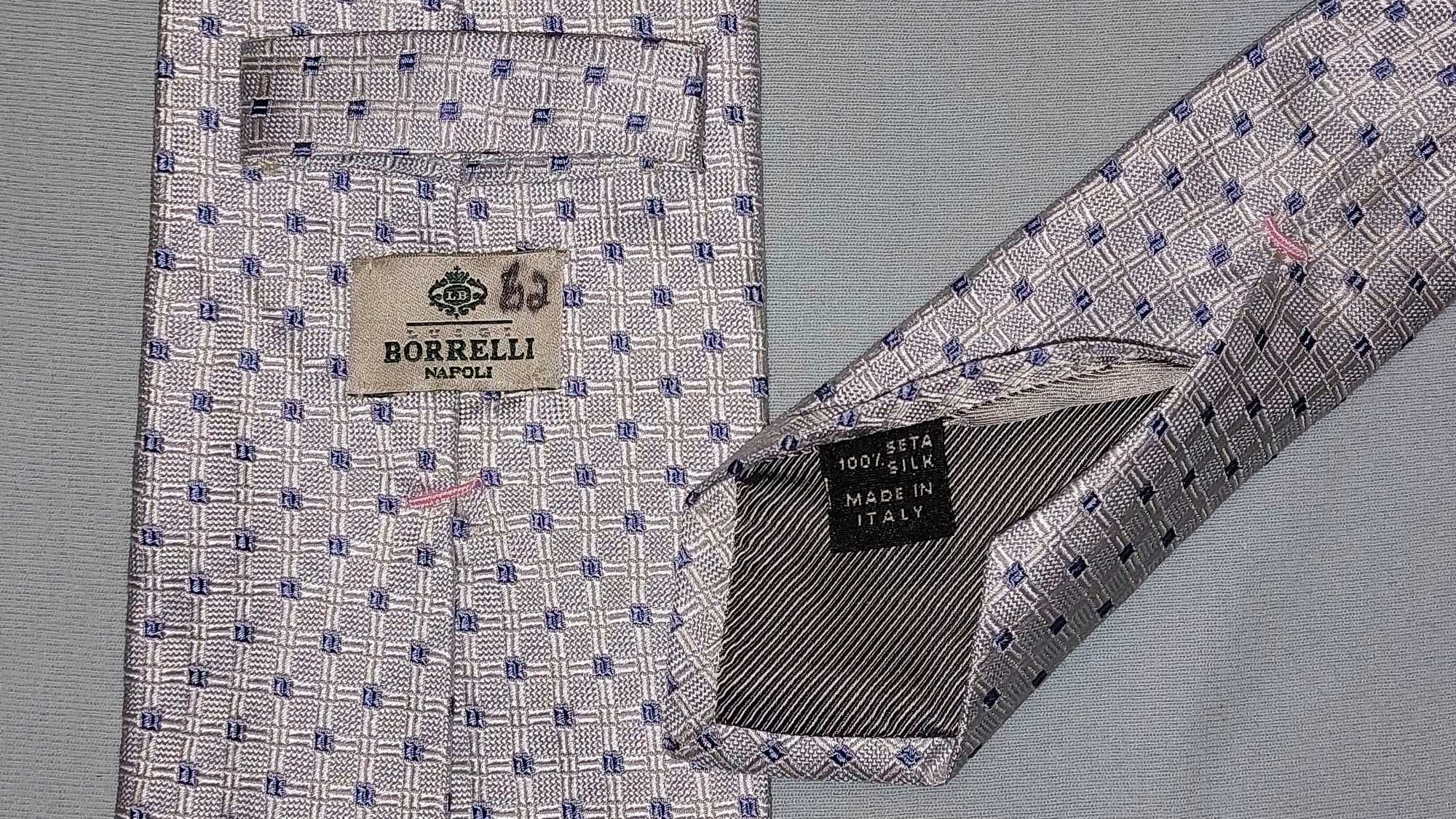 галстук Luigi Borrelli Оригинал Made in Italy 100% шелк КУПИТЬ сейчас
