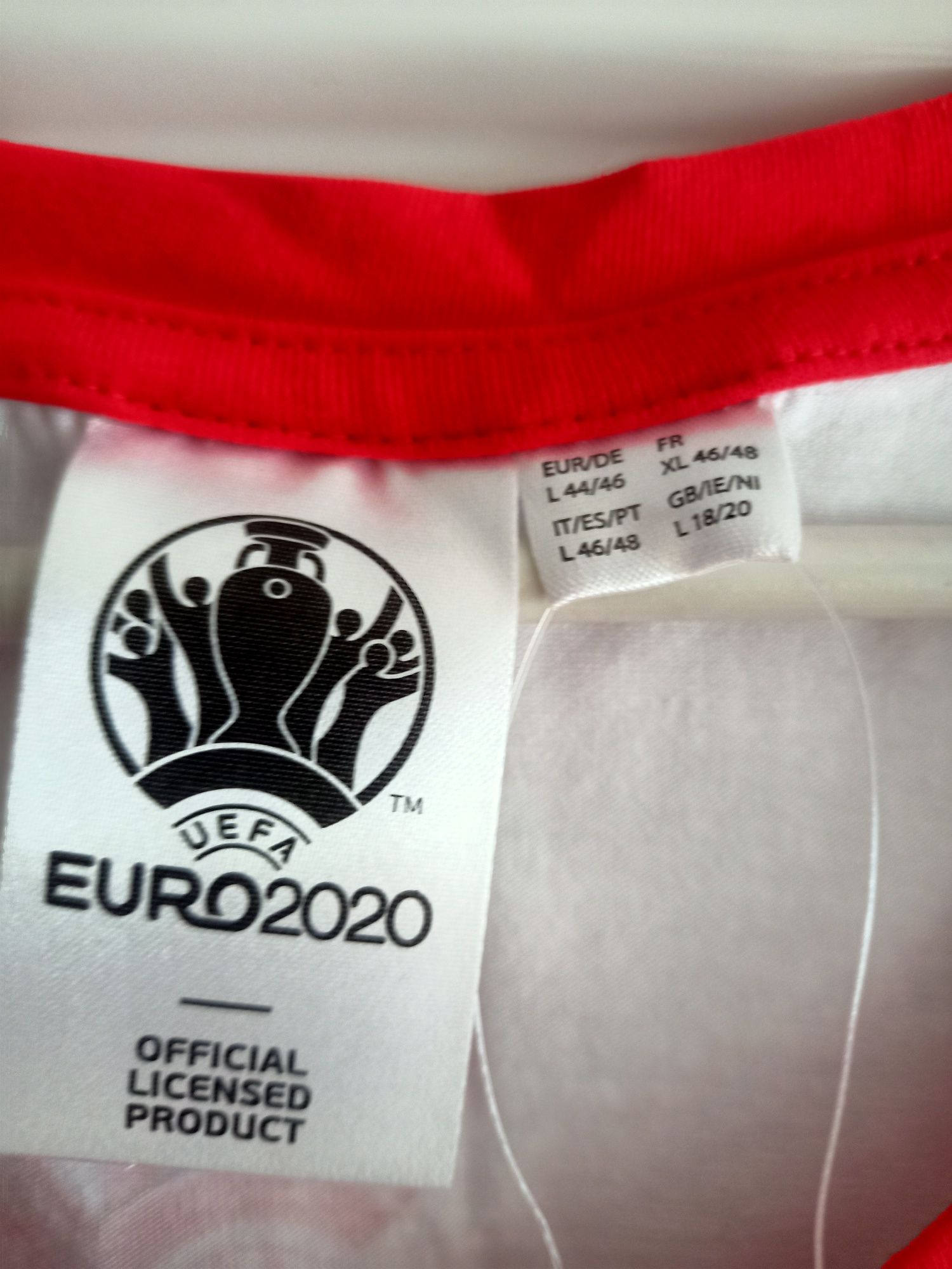 Koszulka damska L 44/46 t-shirt uefa Euro 2020 Polska kibica nowa