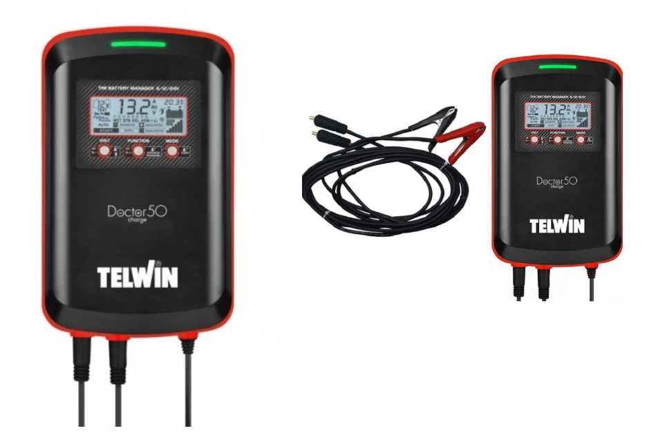 Prostownik TELWIN DOCTOR CHARGE 50 6/12/24V AGM