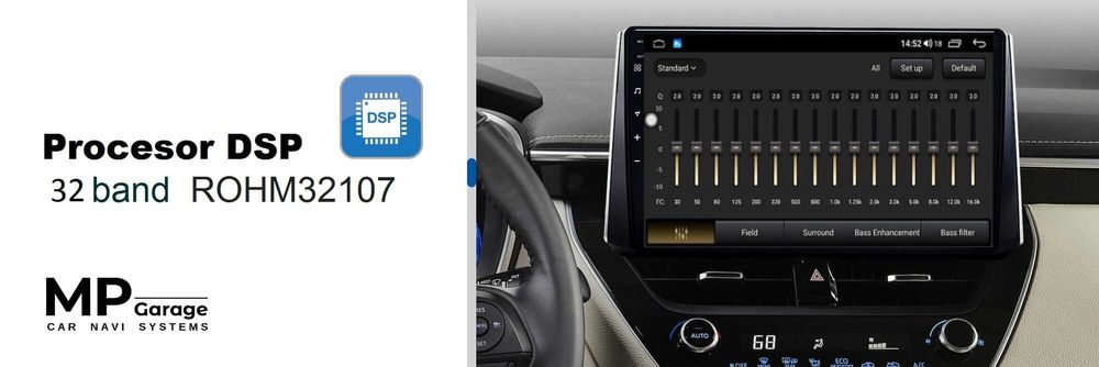 Nawigacja Toyota Corolla/Auris E210 Android11 CarPlay/AA 4G LTE Qled