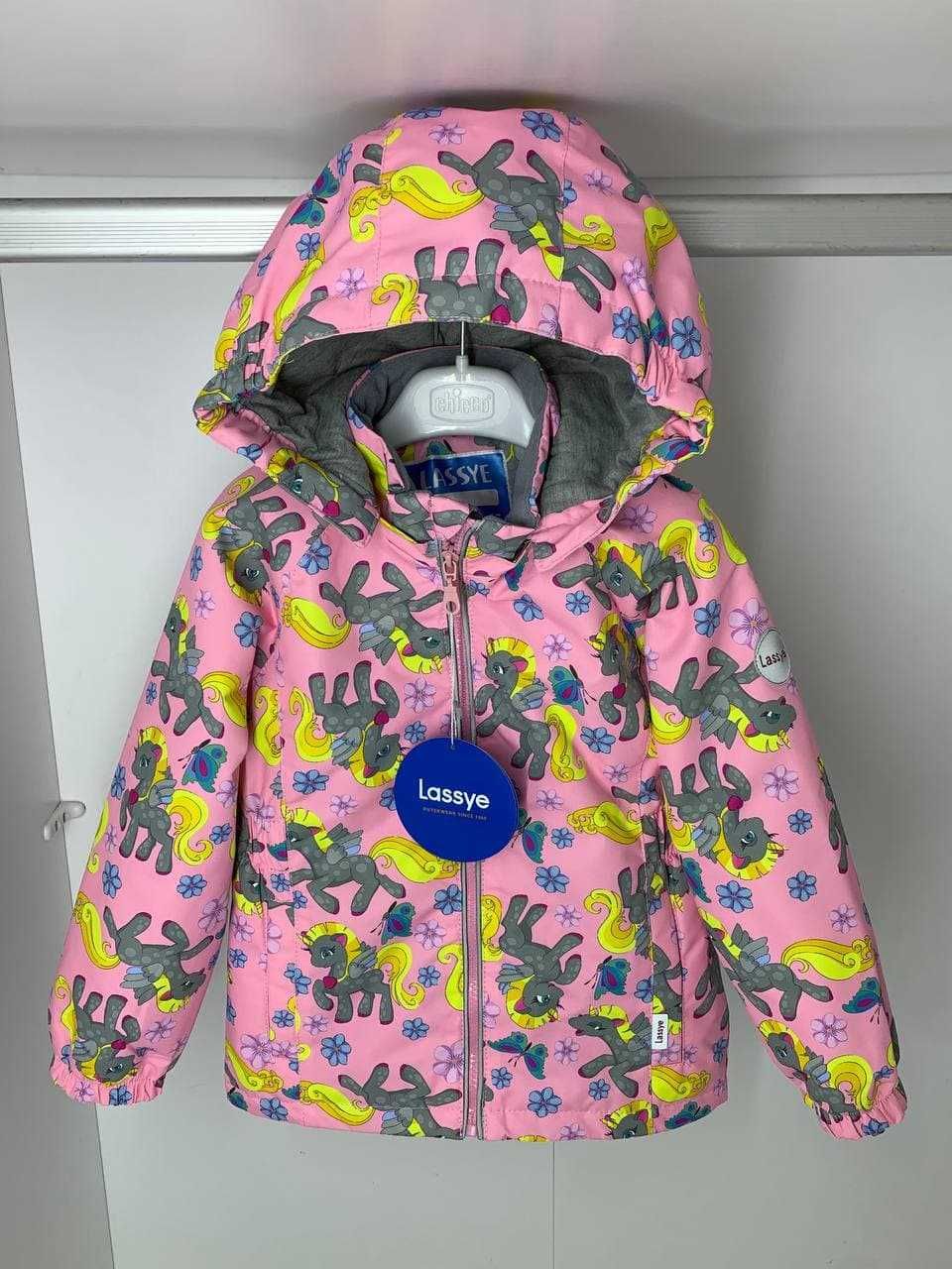 Демісезонна термо куртка для дівчинки поняшки 80-92