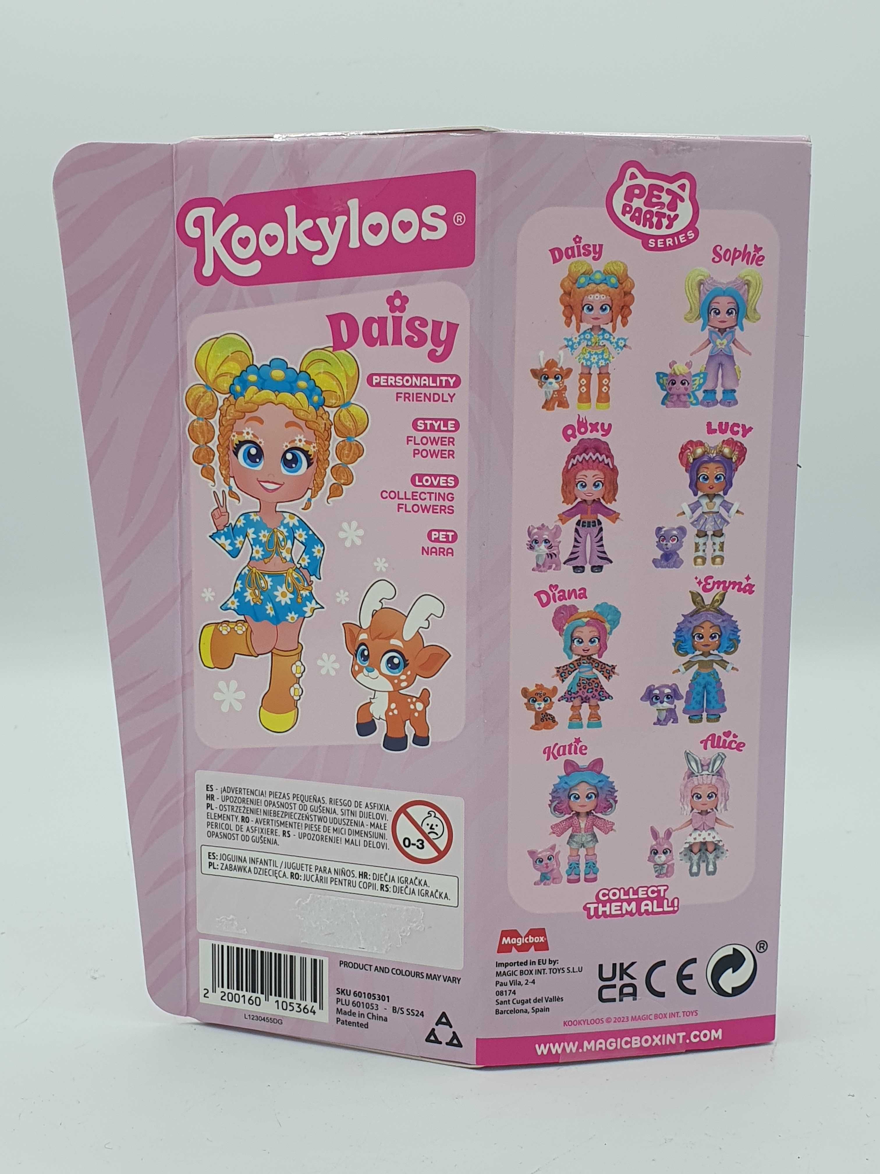 Laleczka KookyLoos Pet Party Figurka Kolekcjonerska Daisy