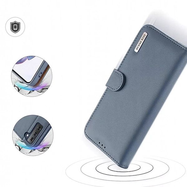 Etui Skórzane do Samsung Galaxy S21 Plus 5g Blue