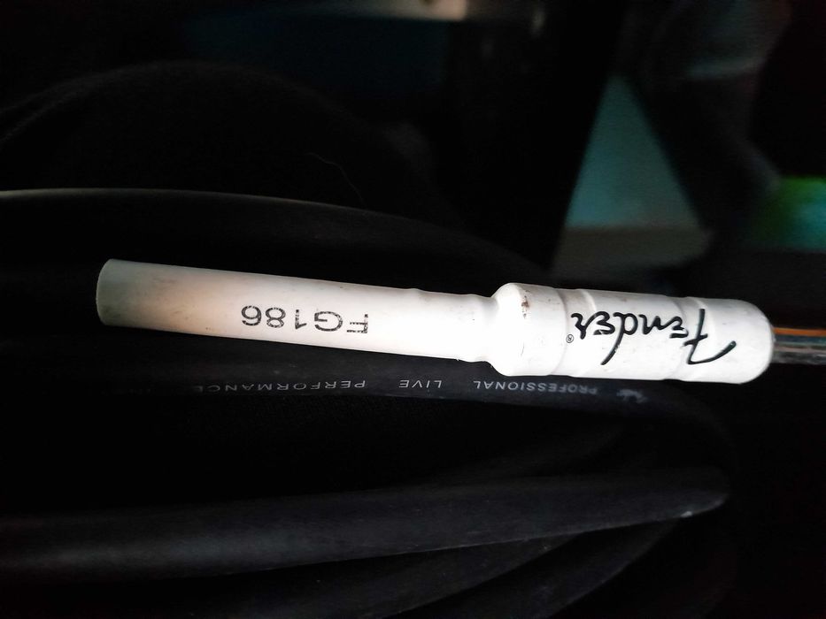 Cabo instrumento profissional fender, direito 5m