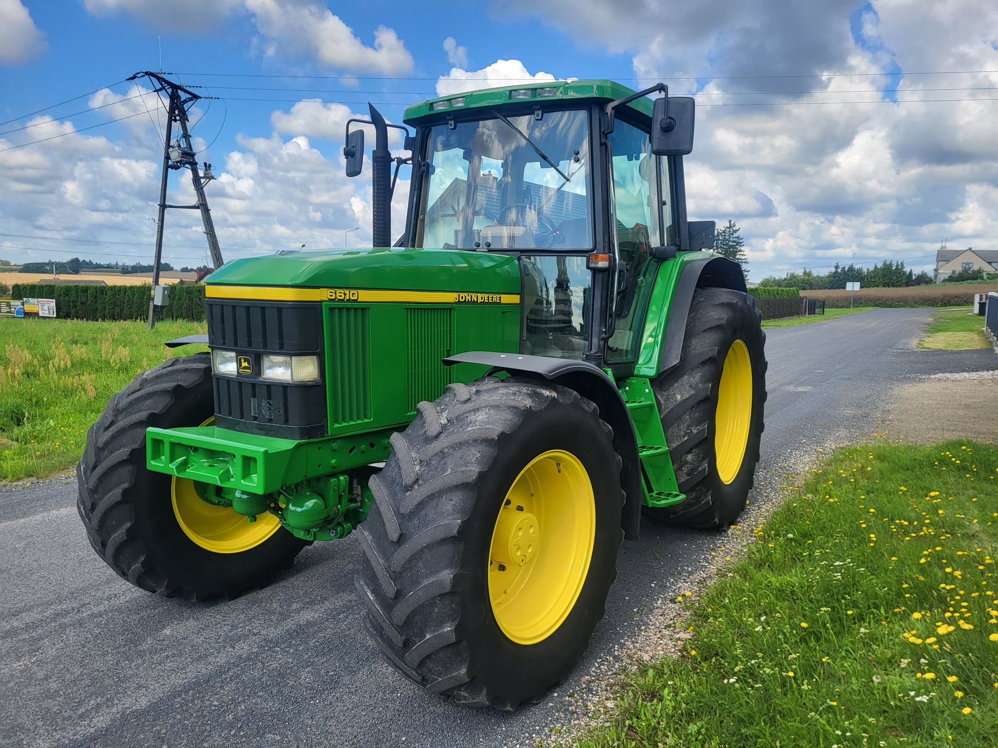 Ciągnik John Deere 6610 Pneumatyka Klima Miękkaoś 6810.6920 case claas