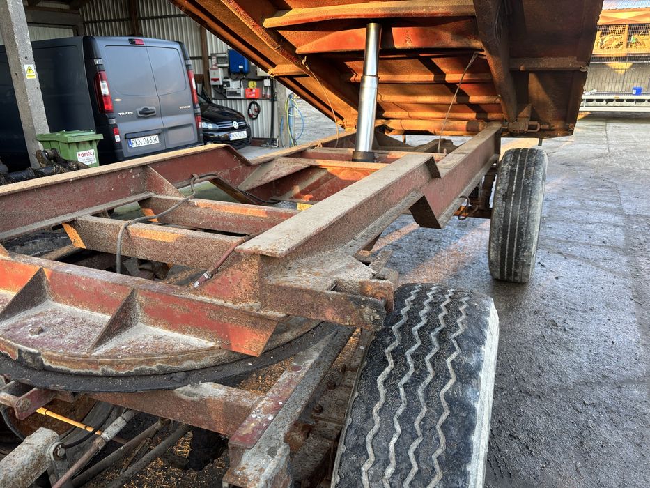 Przyczepa rolnicza 8t wywrotka niemiecka REISCH. Krone.Diedam.Fristein