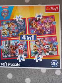 Puzzle Trefl 4 w 1 Psi patrol