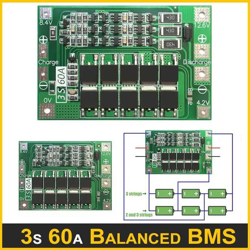 BMS 3S 60A Balanced БМС 3С з балансуванням