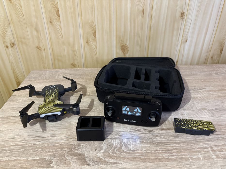 BOGATY ZESTAW overmax x-bee drone fold one 249g C0 druga bateria