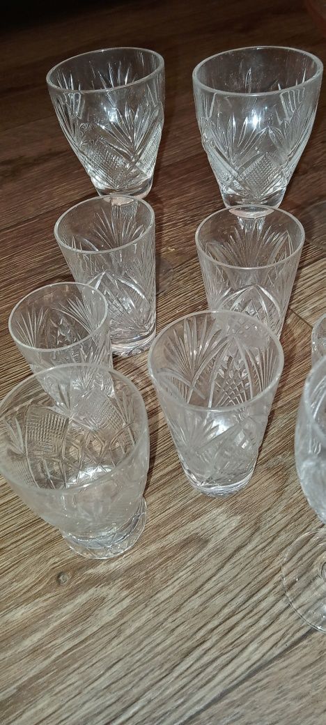 Посуд радянських часів , фужери, рюмки, салатники