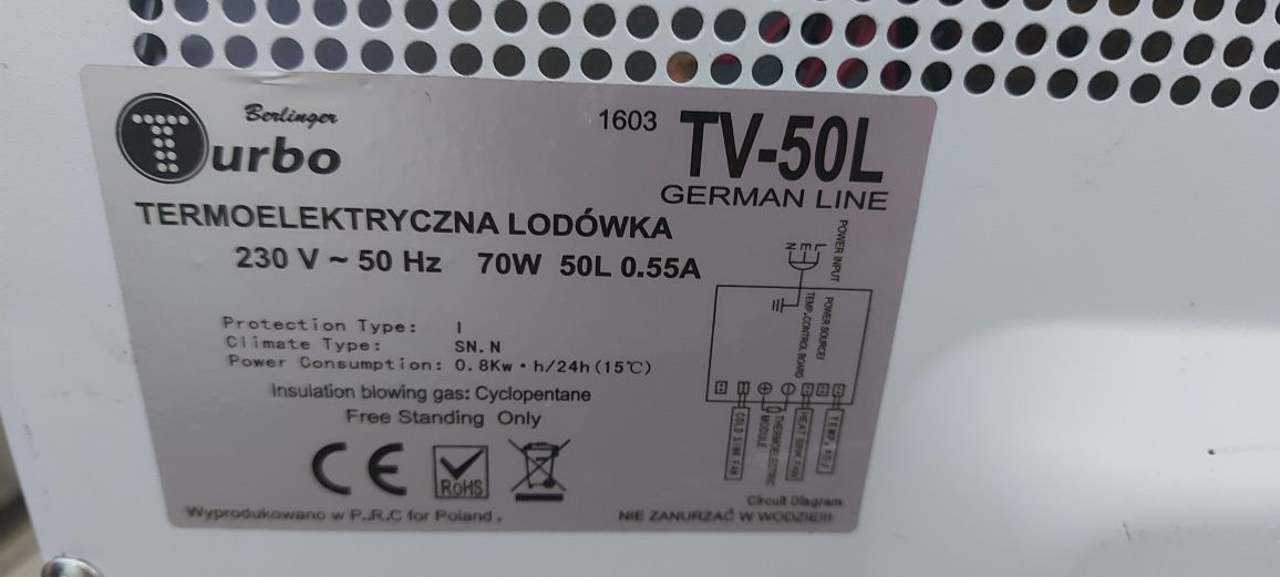 Холодильник TURBO TV-50L