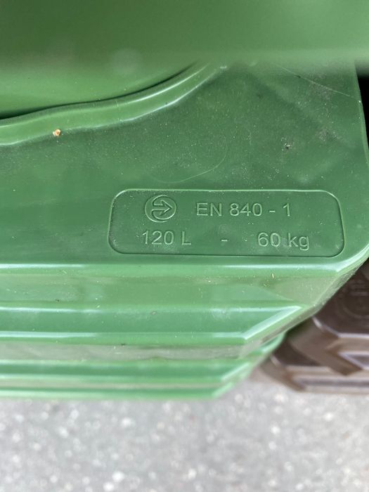Pojemnik kosz kubeł śmietnik na śmieci odpady 120l ese nowe eko bio