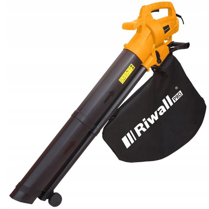 Dmuchawa Odkurzacz do Liści Riwall 3200W z Rozdrabniaczem 45L