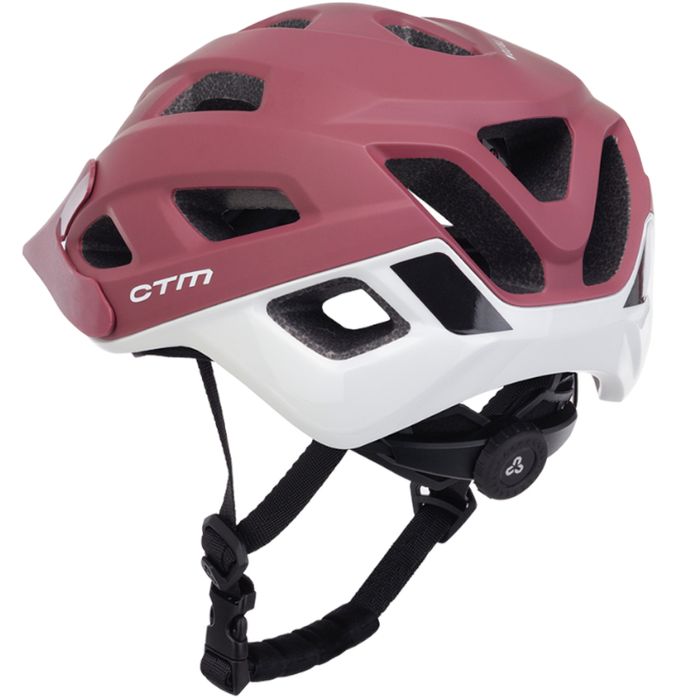 Kask Rowerowy Ctm Triton Bordowy Mat L