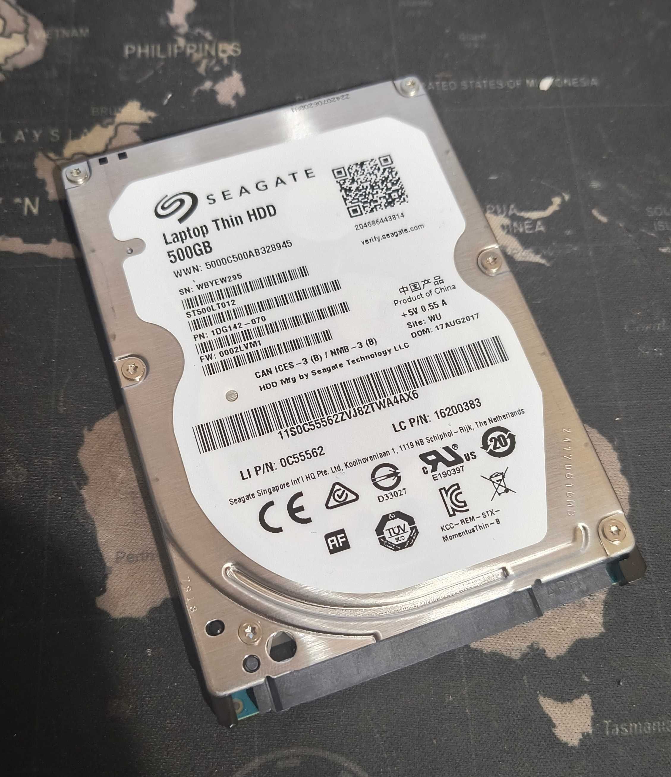 Жосткий диск Hdd 2,5 saegetate 500gb