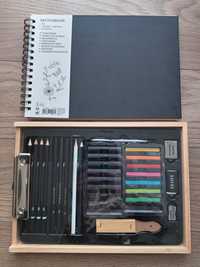 Zestaw ołówków do szkicowania + szkicownik