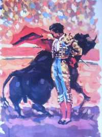 Pintura original de Tuser - óleo sobre cartón 21 x 17 cm 1936
