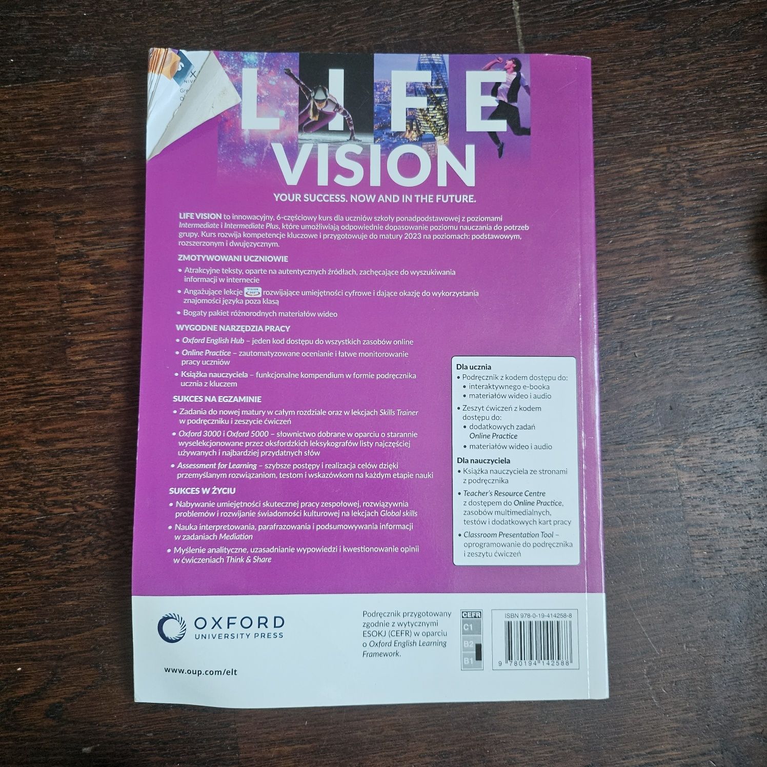 Life Vision podręcznik B1