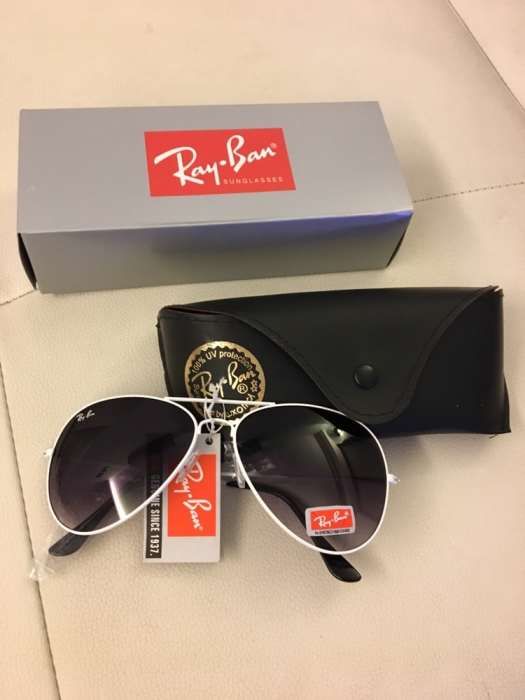 Óculos Ray Ban Aviator Brancos