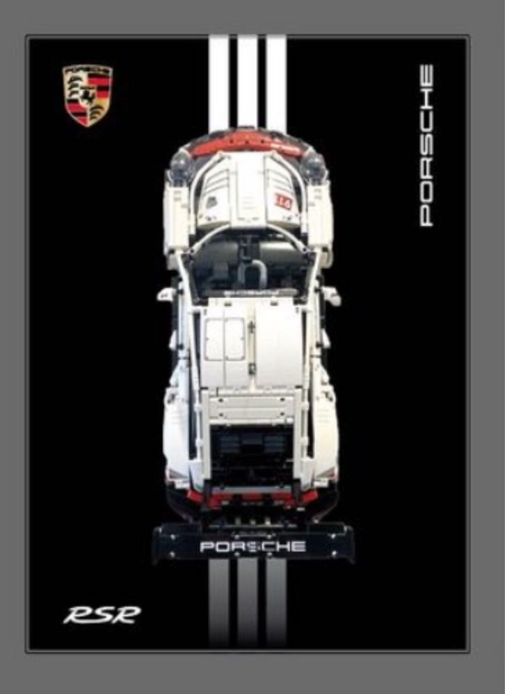 Acrilico display para LEGO® Technic Porsche 911 RSR (42096)