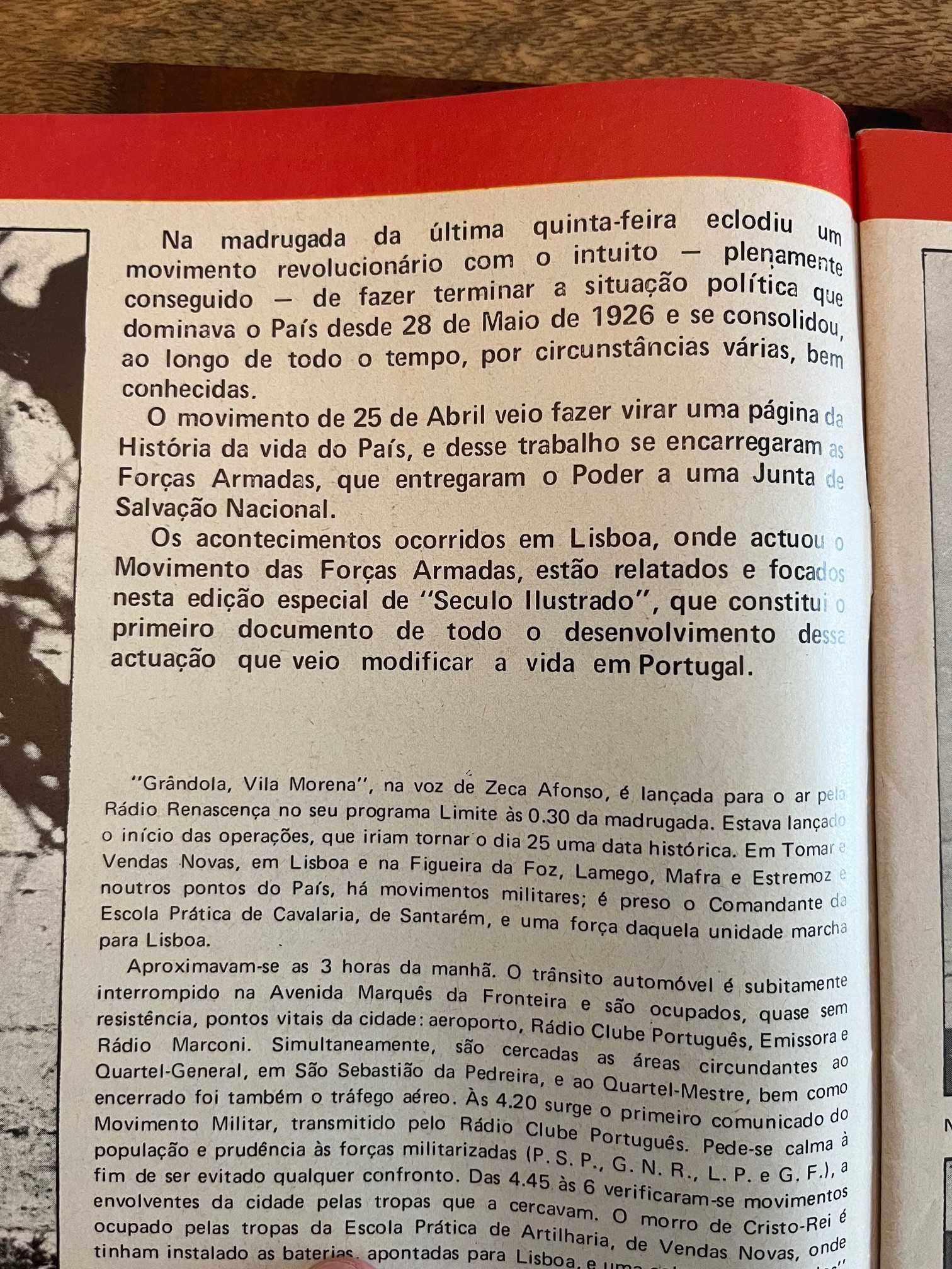 O Seculo Ilustrado - edição especial 25 de Abril 1974